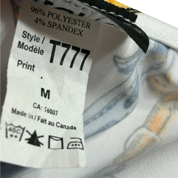 Y2K Gitane  NET,🇨🇦  top,sleeveless tunic,rounded hem, knots ,chains,coastal,sail - Picture 9 of 9